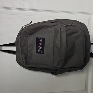 Jansport Superbreak Plus Gray Backpack - Laptop School Travel